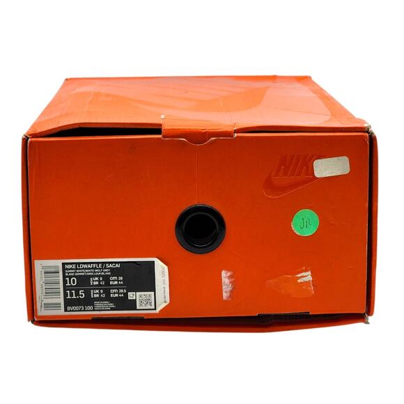 Nike LDWaffle Sacai Summit BV0073-100 Mesh Suede White Wolf Grey 10 - Preowned - Picture 11 of 11